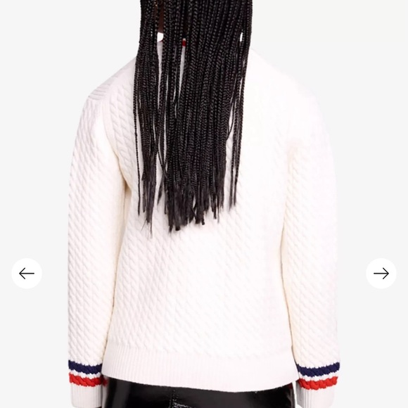 Maje Medhi Cable Knit Cardigan Sweater - Picture 5 of 10